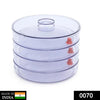 070 Plastic 4 Compartment Sprout Maker, White AAR HYPERMART PVT LTD