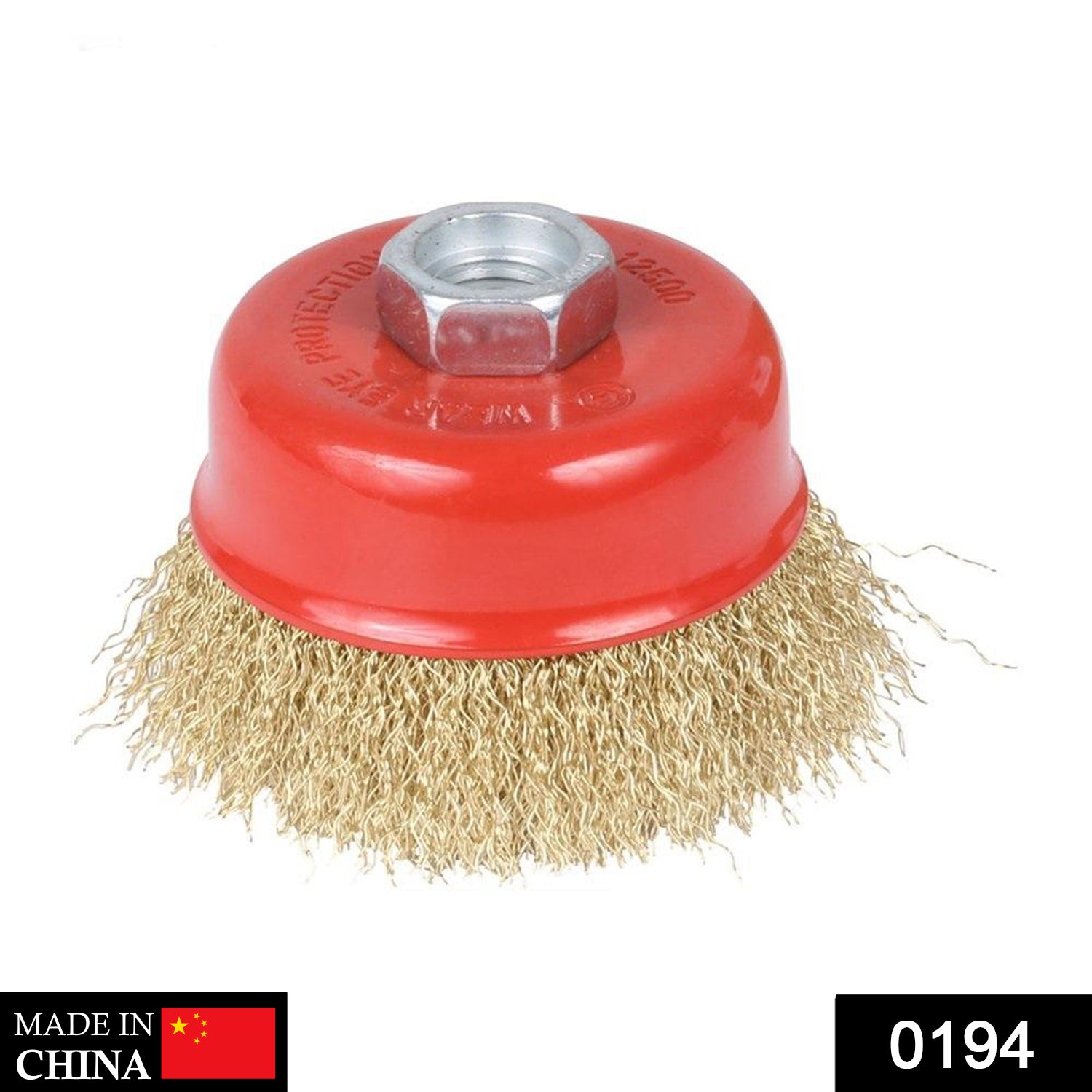 194 Wire Wheel Cup Brush (Gold) Deodap