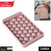 2486A Plastic Round BPA Free Reusable Ice Cube Ice Ball Mold/Lollipop Candy Maker DeoDap