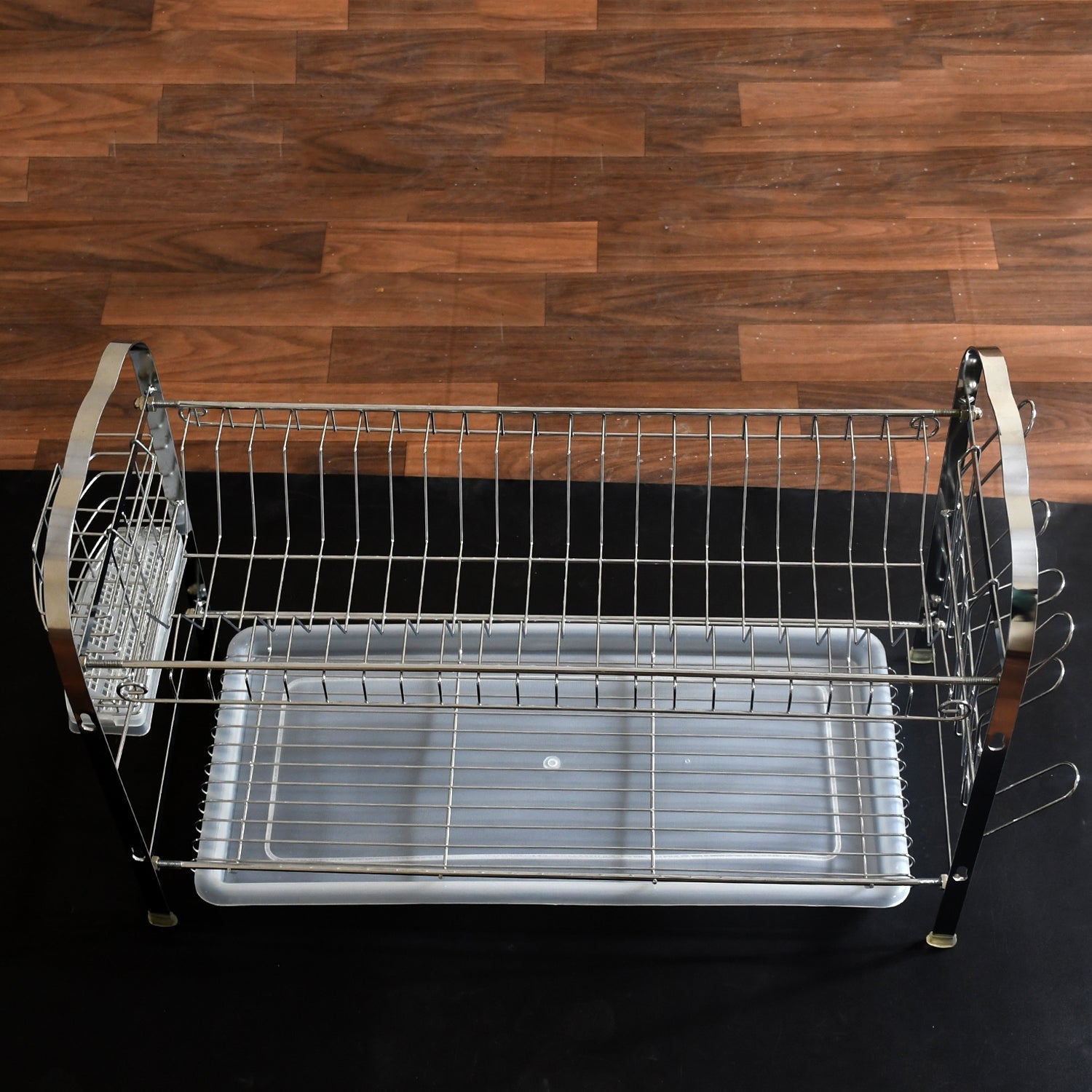 5342 kitchenware Steel Rack Dish Drainer 58cm For Home & Kitchen Use