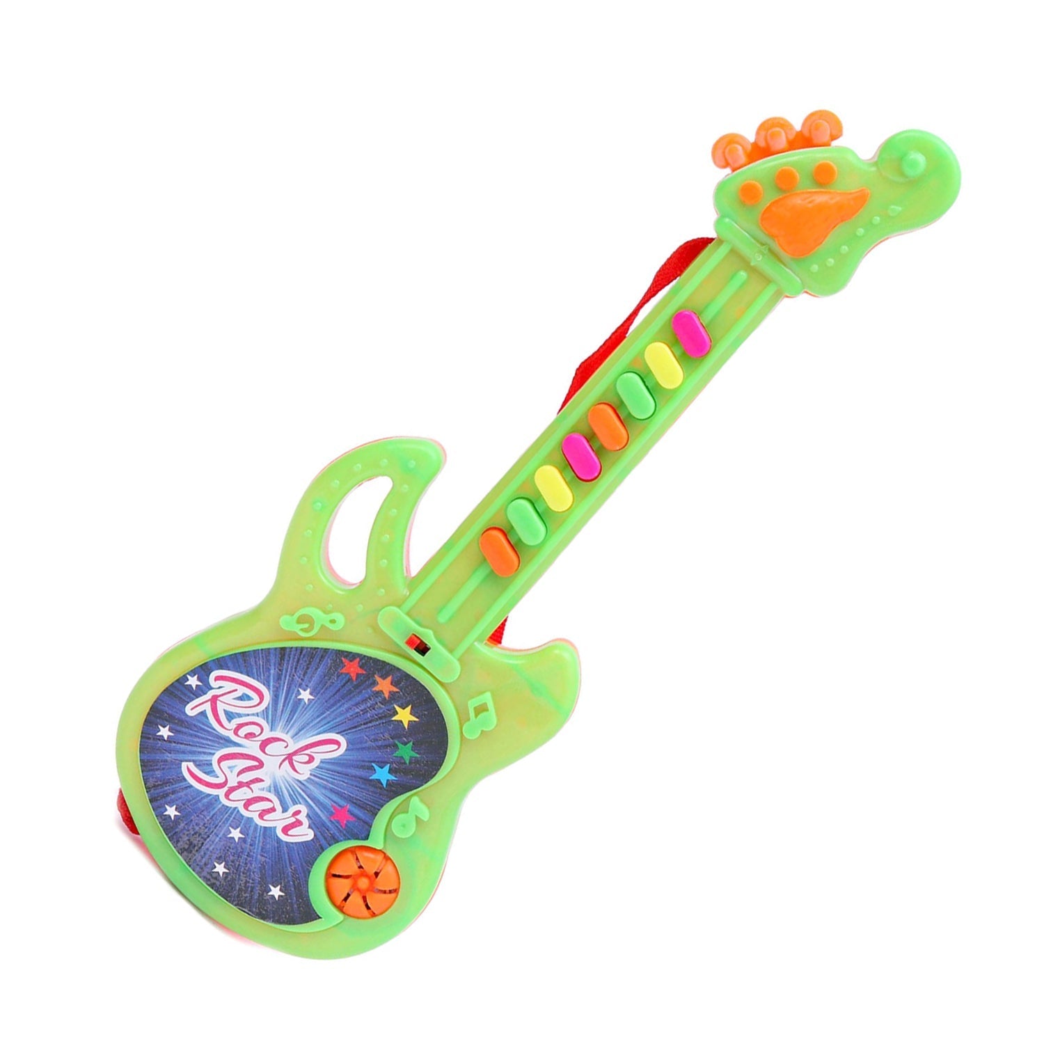 4471 Mini Guitar Colorful with Delightful Music DeoDap