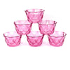 2764 6pc Diamond shape ice cream bowl set DeoDap