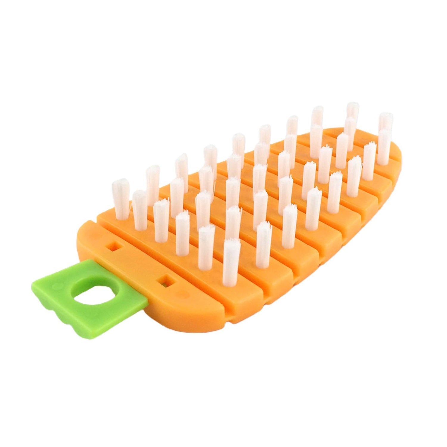 2909 Vegetable Scrubbing Brush, Vegetable Scrubber Non‑Toxic Fruit Brush Carrot Shape Vegetable Brush for Potato for Vegetable DeoDap