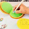 8073 Burger Shaped Notepad / Sticky Notes / Memo Pads, Unique Mini Notes (Multicolor) DeoDap