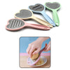 2587a Heart Grater Set and Heart Grater Slicer Used Widely for Grating and Slicing of Fruits, Vegetables, Cheese Etc. Including All Kitchen Purposes. DeoDap