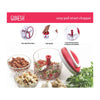 8115 Ganesh Chopper Vegetable Cutter, Red (650 ml) DeoDap