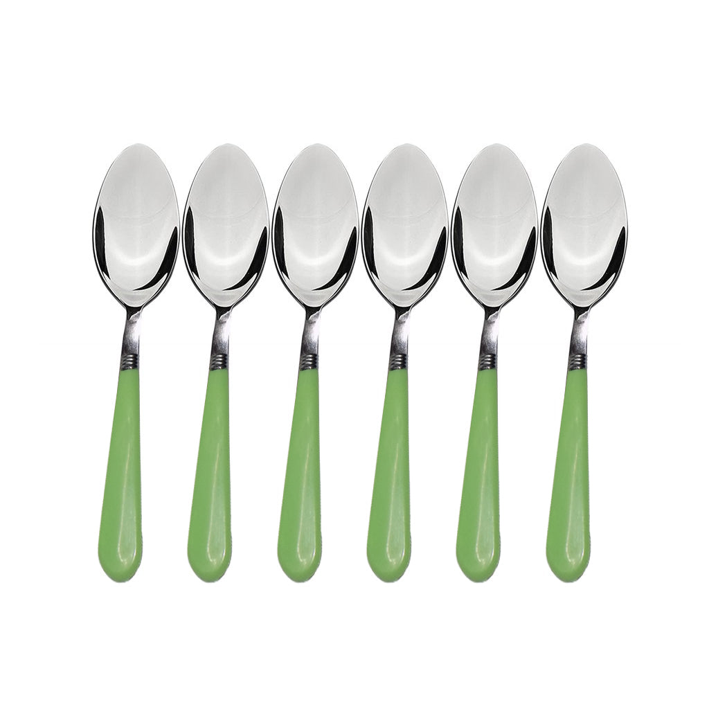 2269 Stainless Steel Spoon with Comfortable Grip Dining Spoon Set of 6 Pcs DeoDap