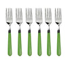 2268 Stainless Steel Forks with Comfortable Grip Dining Fork Set of 6 Pcs DeoDap