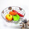 5175 Stainless Steel Multipurpose Fruit Bowl and Vegetable Basket for Kitchen, Dining Table Use DeoDap