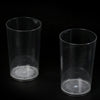 7143 Round Clear Plastic Water Glass Juice Beer Wine Plastic Unbreakable Transparent Glass Set ( 300ml 6pc ) DeoDap