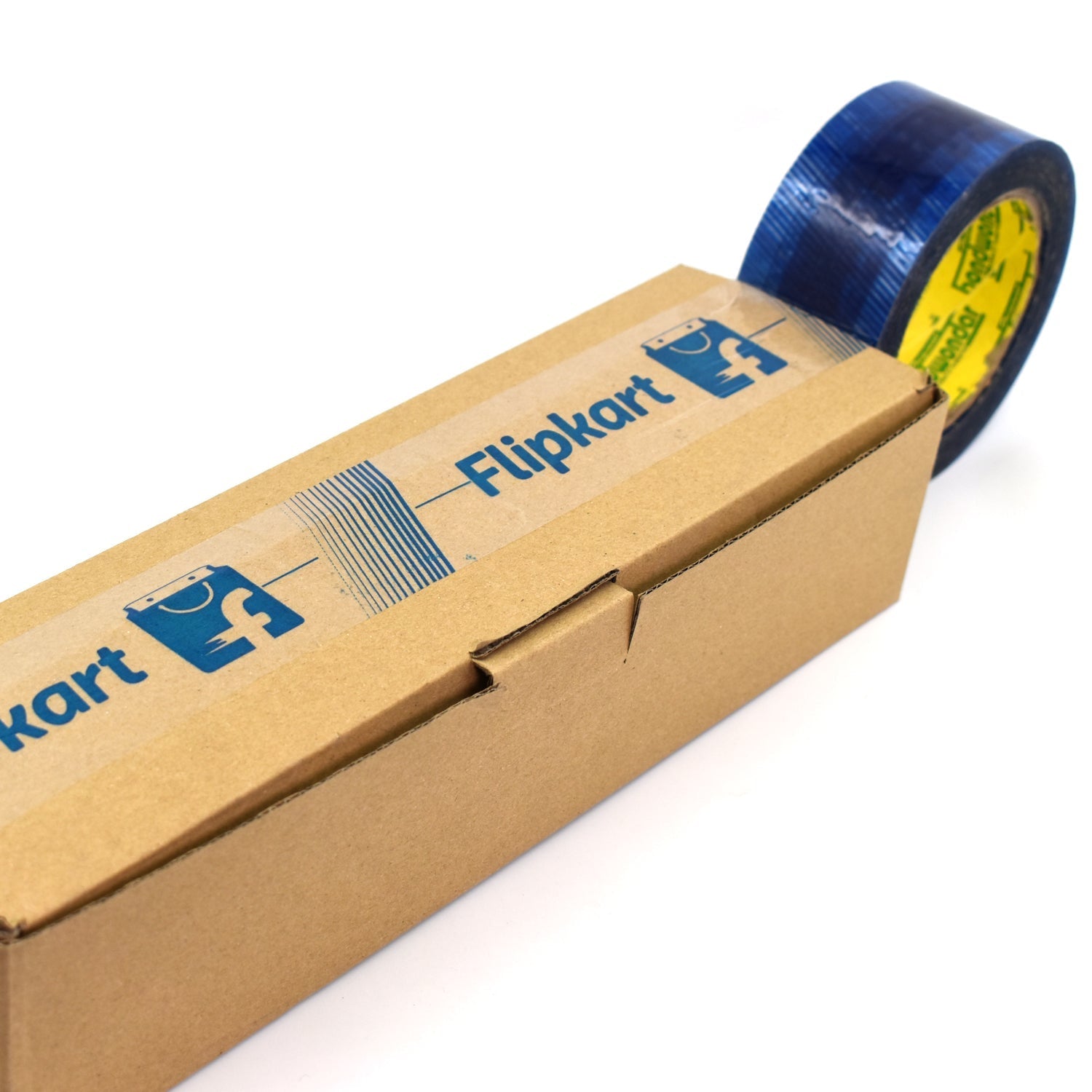 7436 Flipkart Print Blue Tape For Packaging Gifts And Products By Flipkart For Shipping And Delivering Purposes Etc. DeoDap