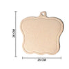 2057 FANCY KITCHEN CHOPPING BOARDS CUTTING BOARD PLASTIC WITH HANGING HOLE FOR REGULAR USE DeoDap