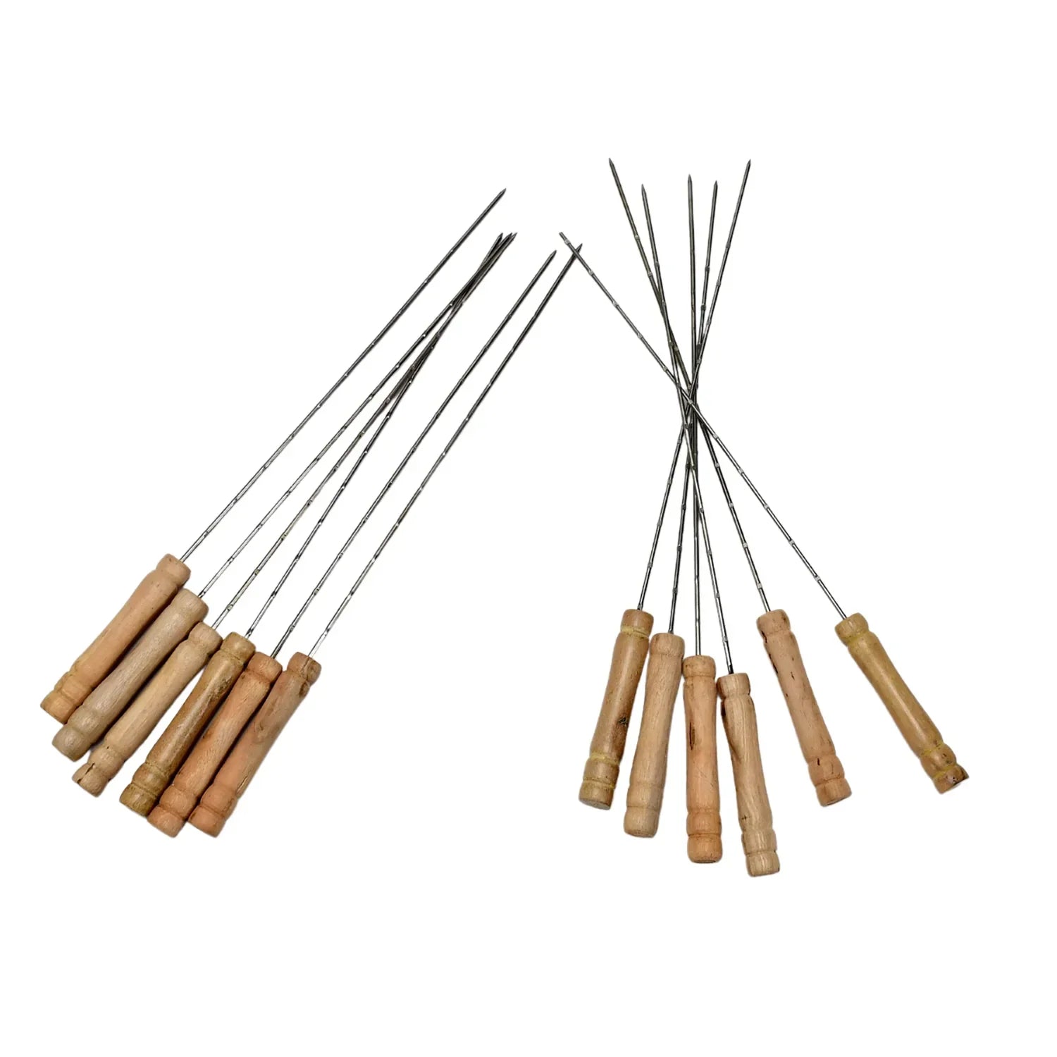 7118 Barbecue Skewers for BBQ Tandoor, Grill (Pack Of 12) DeoDap