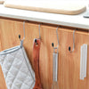 6120 6 Pc S Hanging Hook used in all kinds of places for hanging purposes on walls of such items and materials etc. DeoDap