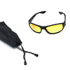 7726 Protect Sunglasses | Clear Vision Glasses for Driving Car & Bike Riding Yellow/Black Glasses for Men and Women