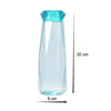 5213 Glass Fridge Water Bottle Plastic Cap With Two Water Glass For Home & Kitchen Use DeoDap