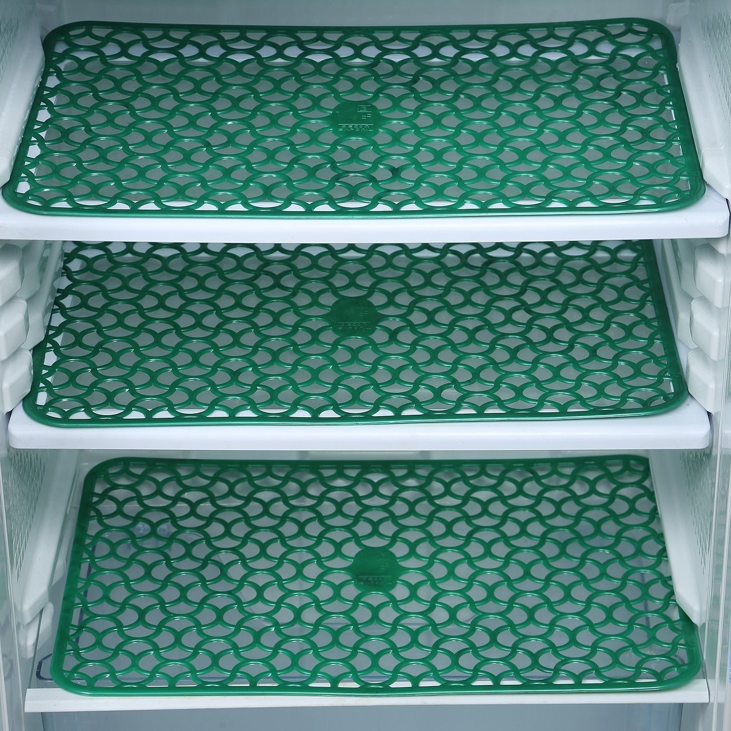 5237 Waterproof PVC Refrigerator Drawer Mats/ Multipurpose Mats/Fridge Mats Set of 6 Pcs DeoDap