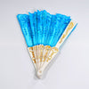 4930 Hand Folding Fan, Chinese Vintage Style Handheld Fan with Fabric Sleeve DeoDap