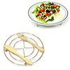 2479 Hot Pot Stand Stainless Steel Heat Resistant Round Table Ring DeoDap