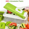 2489 Plastic 13-in-1 Manual Vegetable Grater,Chipser and Slicer DeoDap