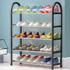 5176 5Tiers Steel  Shoe Rack Adjustable Shoe Shelf Storage Organizer For Home Use DeoDap