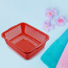 5953 Multipurpose Drain Basket Shelves Fruit and Vegetable Washing Basket Rectangular Plastic Kitchen Sink Water Filter Basket (1Pc)