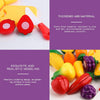 8037 Plastic Fruits N Veggies Exclusive Collection of Realistic Sliceable Fruits DeoDap