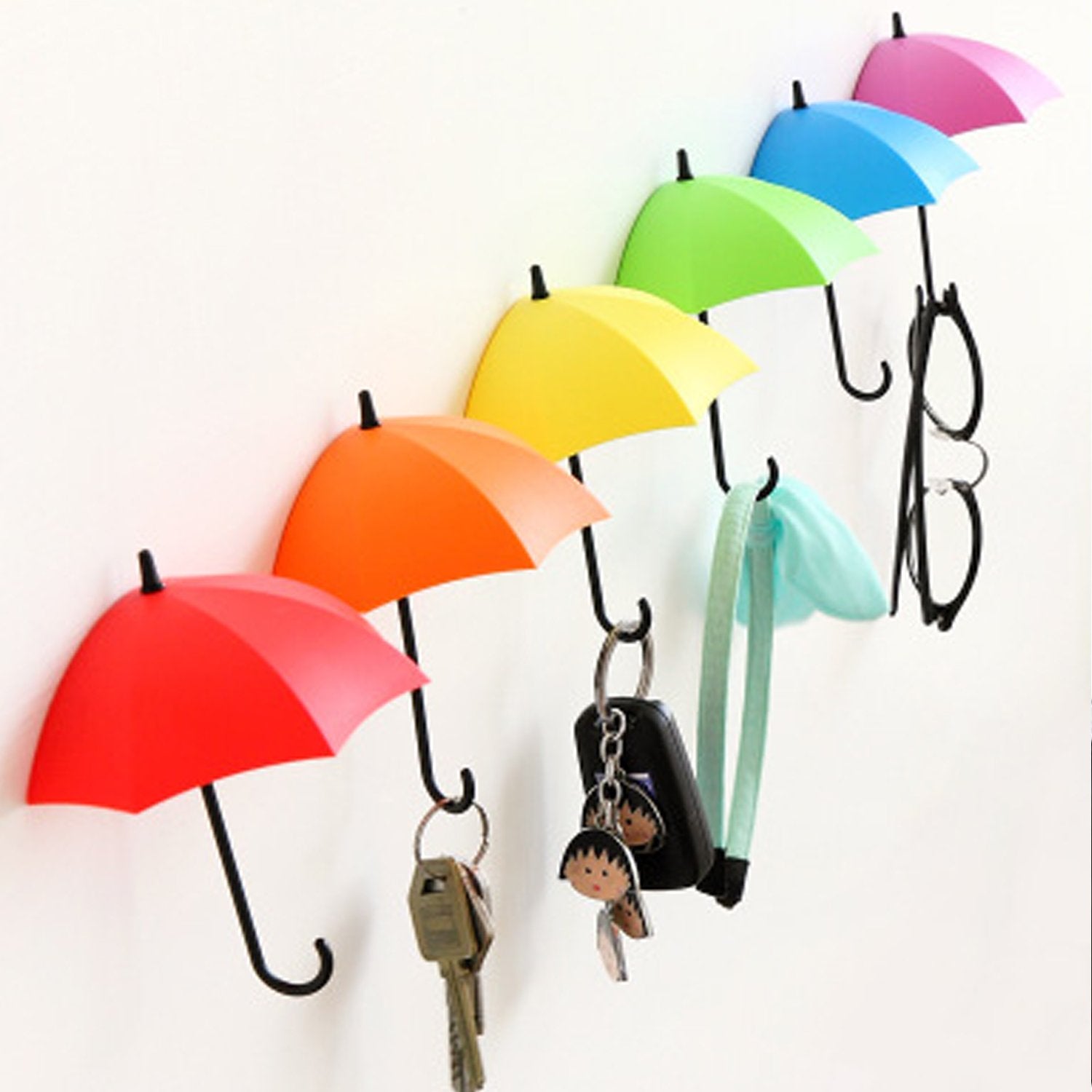 1783 Colourful Umbrella Key Holder DeoDap