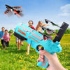 4413A Airplane Launcher Gun Toy with Foam Glider Planes, Outdoor Games for Children, Best Aeroplane Toys for Kids, Air Battle Gun Toys  ( 5 Plane Include ) DeoDap