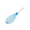 2591 Acrylic Handle Silicone Whisk Manual Balloon Wire Whisk Hand Egg Mixer Beater Kitchen Blender Egg Tool Silicone Balloon Whisk DeoDap