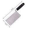 2007A Stainless Steel Vegetable Salad Chopping Knife Crinkle Cutters, DoeDap