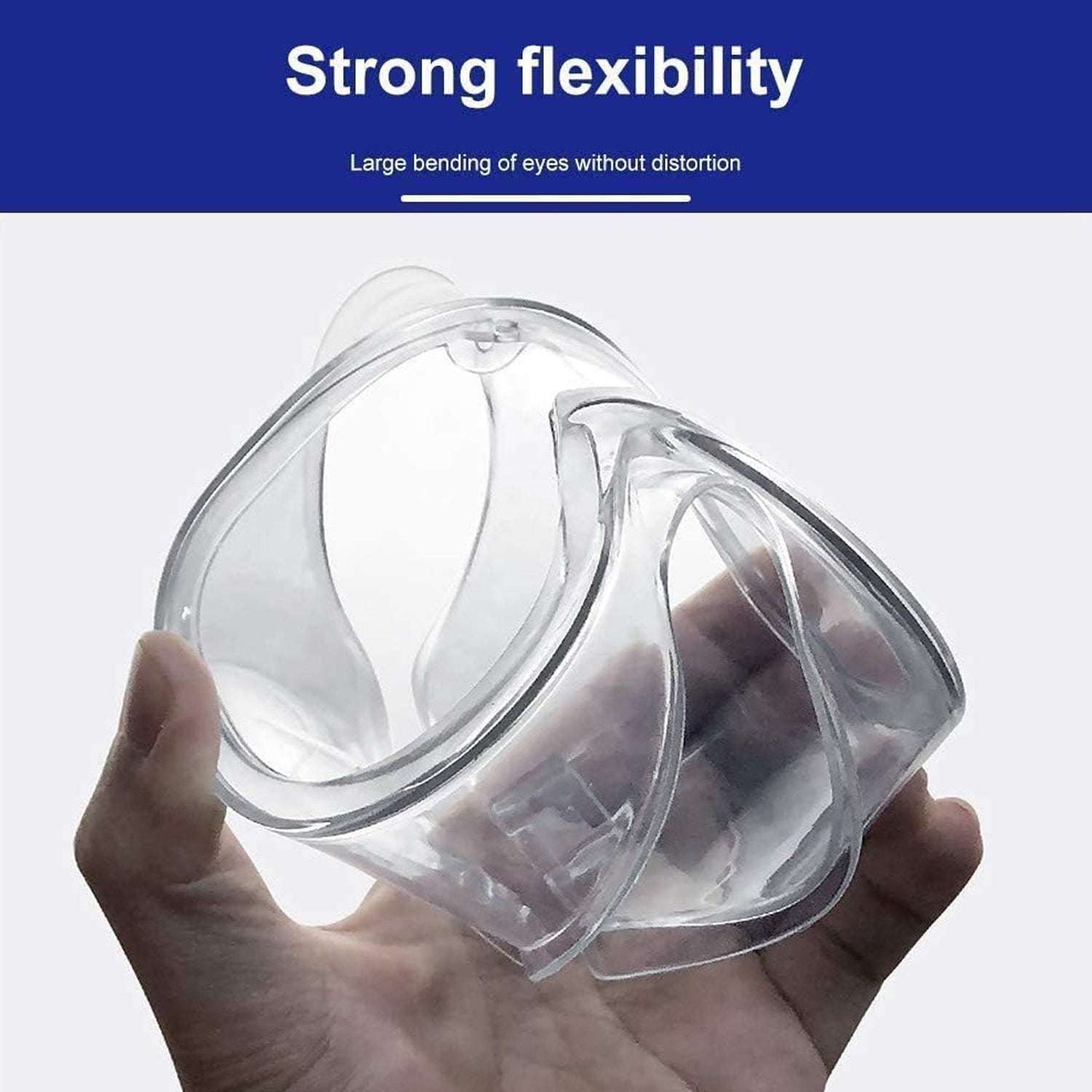 0509 Safety Goggles, Technic Safety Goggles Protection for Classroom Home & Workplace Prevent The Impact of Dust Droplets Gas Protection Glass DeoDap