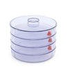 070 Plastic 4 Compartment Sprout Maker, White AAR HYPERMART PVT LTD