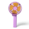 7604 Portable Mini handy Fan & Personal Table Fan | Rechargeable Battery Operated Fan Suitable for Kids, Women, Makeup Artist, Home Office DeoDap