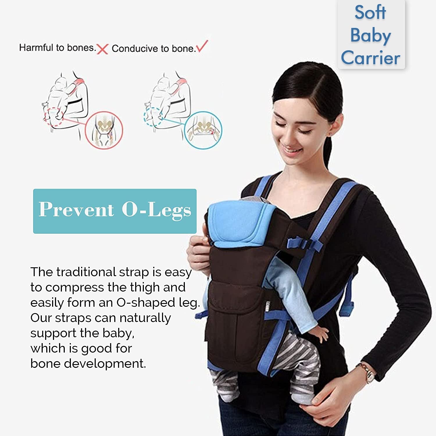 6924 Baby Carrier Bag / Baby Holder Carrier with Four Modes of Use, Adjustable Sling and Easy to Use Design