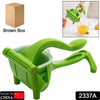 2337A Manual Plastic Fruit Juicer, Hand Press Lemon Squeezer Hand Juicer Citrus Press Juicer Fruit Extractor Tool for Orange, Limes, Lemon ( Brown Box ) DeoDap