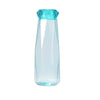 5213 Glass Fridge Water Bottle Plastic Cap With Two Water Glass For Home & Kitchen Use DeoDap