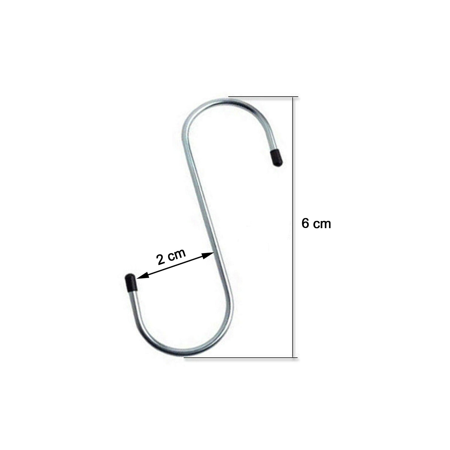 6120 6 Pc S Hanging Hook used in all kinds of places for hanging purposes on walls of such items and materials etc. DeoDap