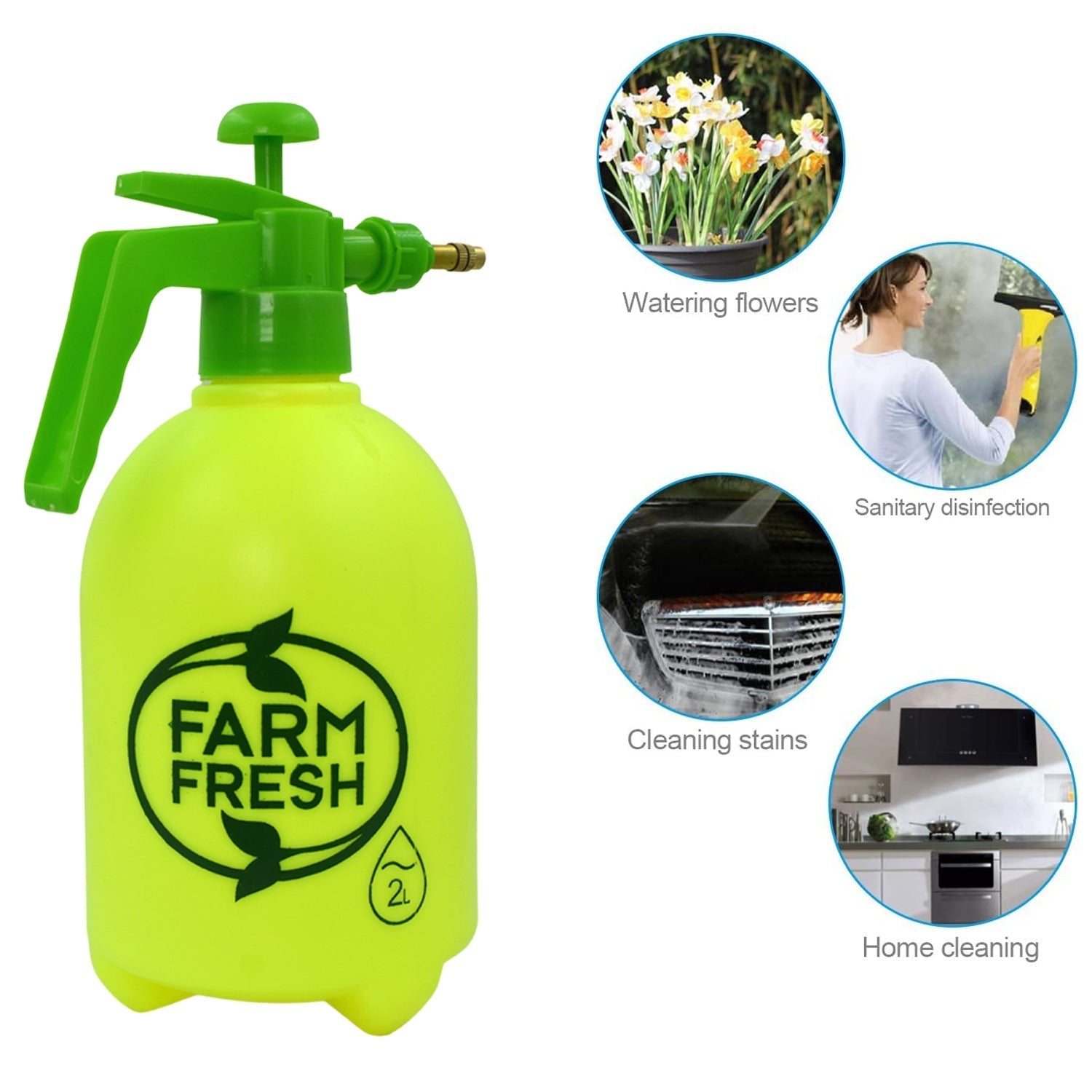 9024 2 L FF Garden Sprayer used in all kinds of garden and park for sprinkling and showering purposes. DeoDap