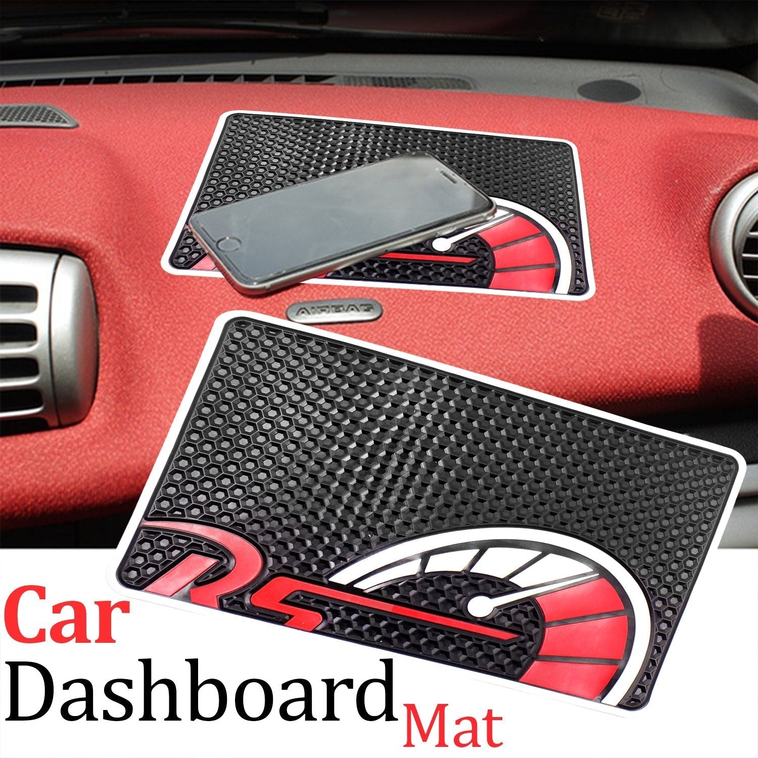 1649 Car Dashboard Mat Non-Slip Pad DeoDap