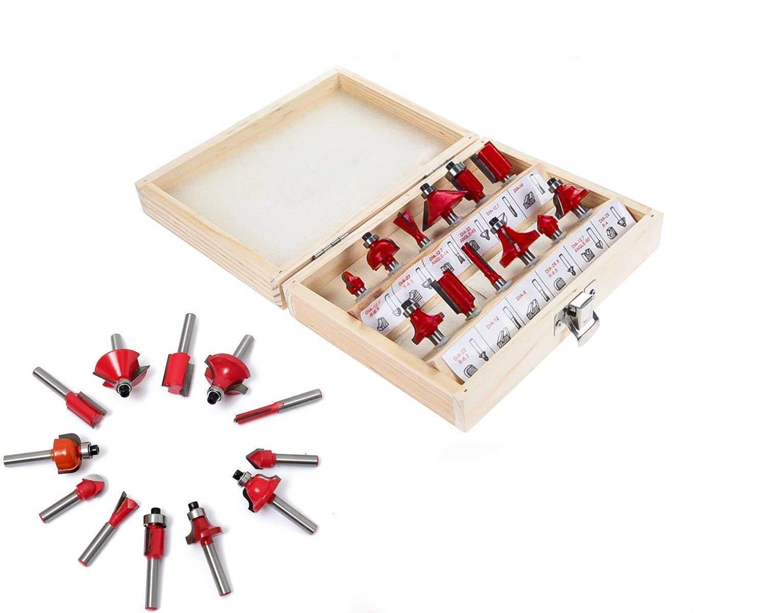 406 -12 / 15pcs Milling Cutter Router Bit Set