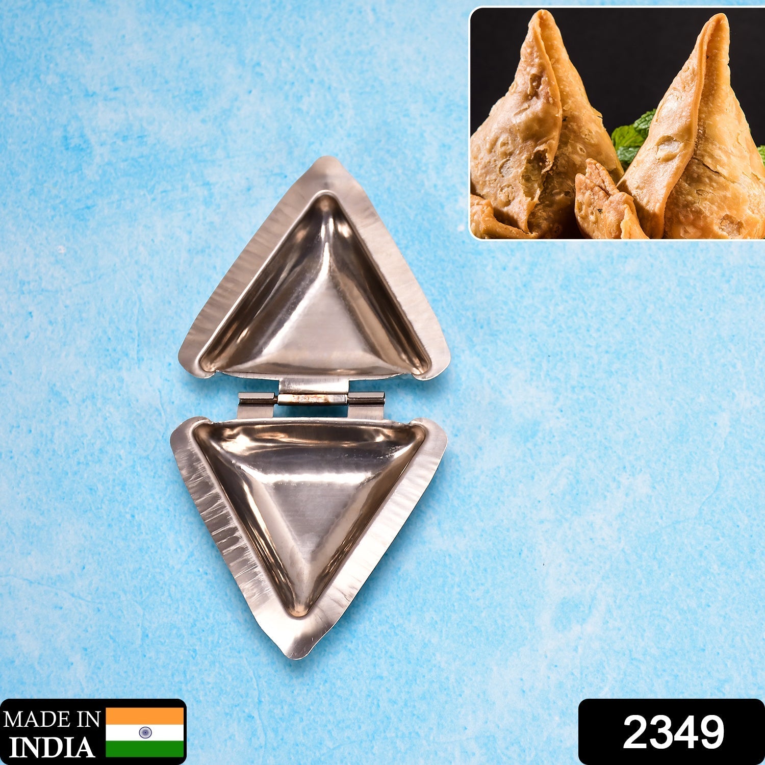 2349 Samosa Maker Dumpling Maker Mould Stainless Steel DeoDap