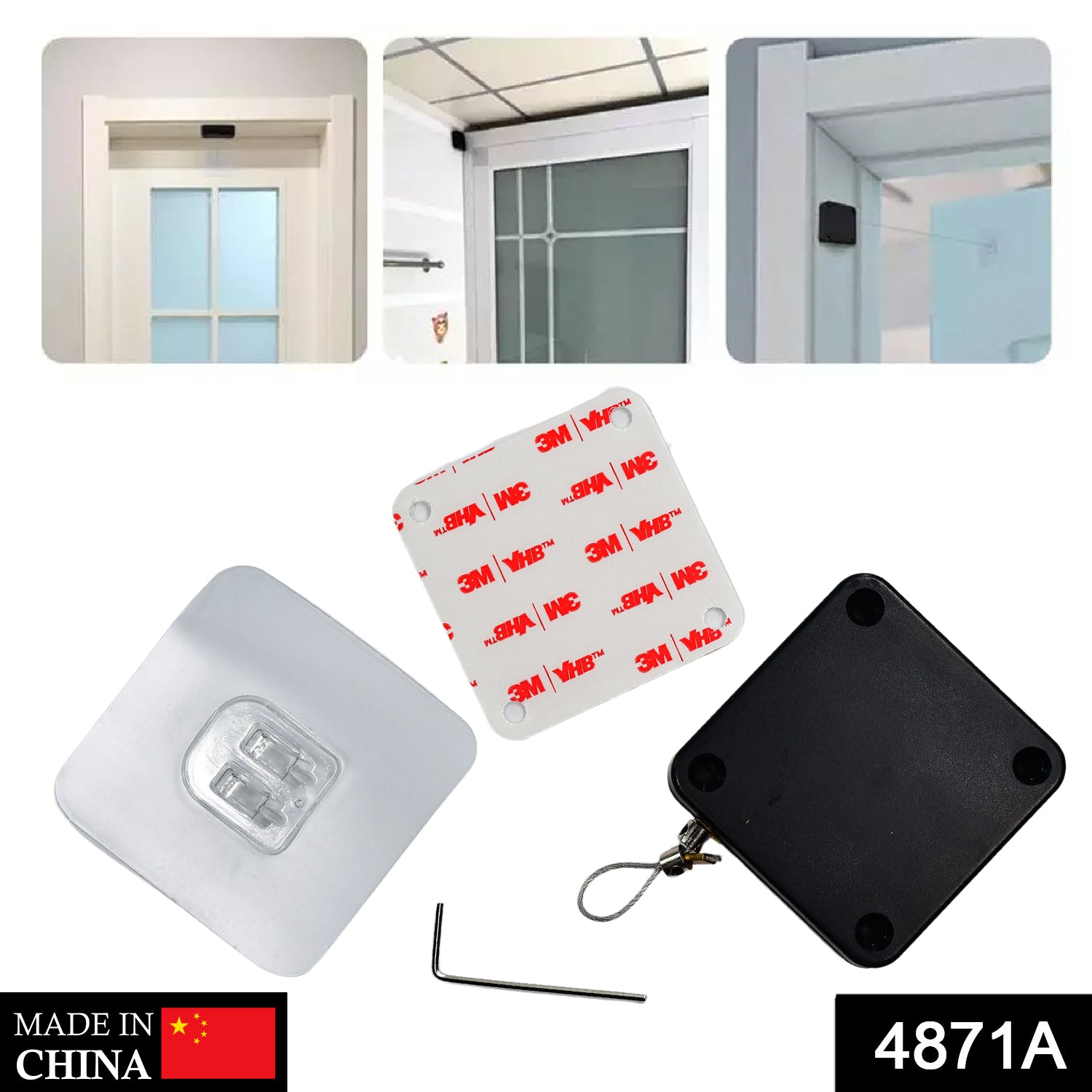 4871A Punch-Free Automatic Sensor Door Closer. DeoDap