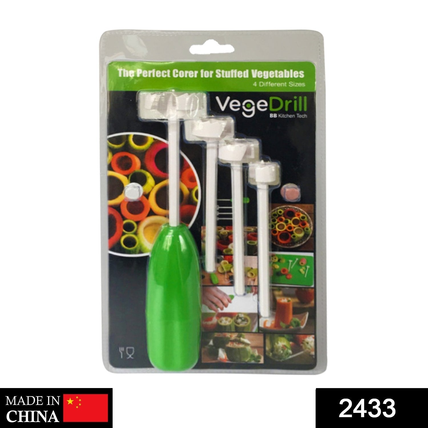 2433 Veg Drill Vegetable Spiralizer Digging for Stuffed Vegetables DeoDap