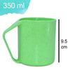 2564 Glossy Finish  Coffee Tea Milk Plain Mug 350ml DeoDap