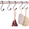 0232 Heavy Duty S-Shaped Stainless Steel Hanging Hooks - 5 pcs DeoDap