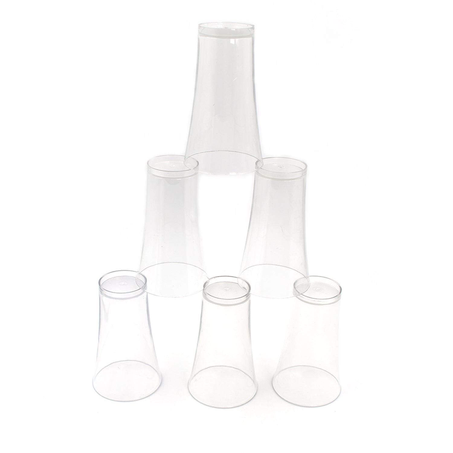 2849 Drinking Glass Juice Glass Water Glass Set of 6 Transparent Glass DeoDap