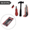 9042 4PC HELPER TOOL SET USED WHILE DOING PLUMBING AND ELECTRICIAN REPAIRMENT IN ALL KINDS OF PLACES LIKE HOUSEHOLD AND OFFICIAL DEPARTMENTS ETC. DeoDap