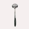 7007  Stainless Steel Slotted Spoon with Plastic Handle, Comfortable Grip Design Strainer Ladle for Kitchen(27cm). DeoDap