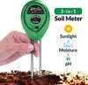 473 Soil Tester 3-in-1 Plant Moisture Sensor (Green) DeoDap